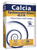Ciment blanc, tous travaux de maçonnerie - Sac de 25 kg - Lafarge Calcia - Brico Dépôt