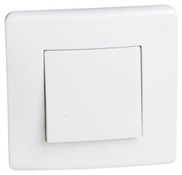 Interrupteur "Antaria II" blanc bornes automatiques - Brico Dépôt