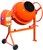 Bétonnière électrique avec 2 roulettes - 160 L - Brico Dépôt