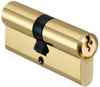 Cylindre en laiton pour porte fenêtre 40 x 40 mm - Brico Dépôt