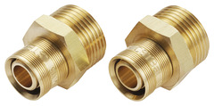 2 raccords à glissement laiton pour tube PER Ø 16 embouts M 20 x 27 mm - Noyon & Thiebault - Brico Dépôt