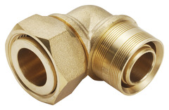 Coude à glissement pour tube PER - Ø 20 mm avec embout femelle 20 x 27 mm - Noyon & Thiebault - Brico Dépôt