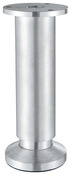 Pied alu aspect inox pour caisson Ø 38 mm H. 150 mm réglable - Handix - Brico Dépôt