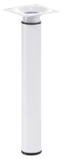 Pied réglable en acier blanc Ø 3 cm H. 21 à 35 cm - Handix - Brico Dépôt