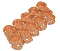 Lot de 20 boîtes cloison sèche, Ø 67 mm Prof. 40 mm - Capri - Brico Dépôt