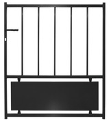 Portillon fer noir "Bristol" - L. 1,03 x H. 1,20 m - Brico Dépôt