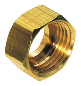 2 écrous en cuivre pour collet battu - Ø 16 mm 6 pans 20 x 27 mm - Noyon & Thiebault - Brico Dépôt