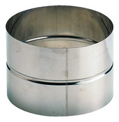 Manchon de raccordement en inox F/F Ø 180 mm - Brico Dépôt