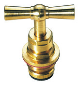 Tête à potence pour robinet d'arrêt, entrée/sortie 20x27 mm - Somatherm - Brico Dépôt