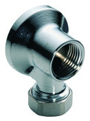 Applique murale en laiton brut Ø 12 mm 15x21 mm - Somatherm - Brico Dépôt