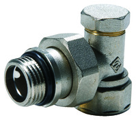 Coude de réglage nickelé pour radiateur - Somatherm - Brico Dépôt