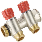 Nourrice "Easylock" indexable et auto-étanche avec mini-vannes, 2 sorties, M/F 20/27 - Somatherm - Brico Dépôt