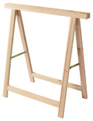 Tréteau pliant en hêtre - 75 x 75 cm - Brico Dépôt