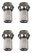 Fiche TV F mâle pour brancher votre câble coaxial sur votre récepteur satellite/parabole, lot de 4 - Brico Dépôt