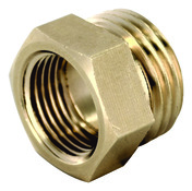 2 mamelons réduits en laiton avec embout M 12 x 17 mm et embout F 08 x 13 mm - Noyon & Thiebault - Brico Dépôt