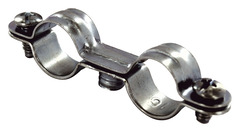 Collier de fixation double pour tube cuivre Ø 10 mm - Noyon & Thiebault - Brico Dépôt