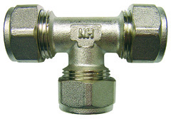 Té à compression Ø 20-16-20 mm - Somatherm - Brico Dépôt