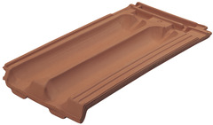 Tuile Marseille rouge Ép. 55 mm - 466 x 260 x 55 mm - Brico Dépôt