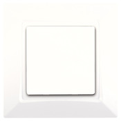 Interrupteur va-et-vient + plaque "DELTA ONE" blanc - Siemens - Brico Dépôt