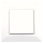 Poussoir + plaque "DELTA ONE" blanc - Siemens - Brico Dépôt