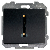 Prise téléphone à clipser "Delta Iris" anthracite - Siemens - Brico Dépôt