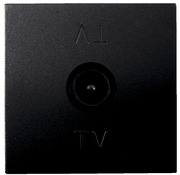 Prise TV Male 9,52mm "Kobe" noir mat - Brico Dépôt