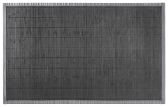 Tapis de bain gris en bambou 50x80 cm - Brico Dépôt
