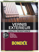 Vernis bois incolore satiné pour boiseries extérieures 1 L - Bondex - Brico Dépôt
