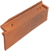 Rive droite à rabat rouge jaspé Ep. 73 mm - Brico Dépôt