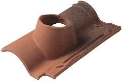 Tuile à douille tamaris rouge jaspé ep. 73 mm - Brico Dépôt