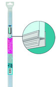 Joint doubles lèvres pour porte de douche - 1 m - GEB - Brico Dépôt
