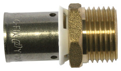 Raccord PER droit mâle à sertir Ø 12 mm F 12x17 mm - Somatherm - Brico Dépôt