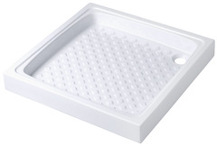 Receveur de douche carré à poser - 80 x 80 cm - Brico Dépôt