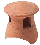 Lanterne 115 rouge Ep. 73 mm - La Escandella - Brico Dépôt