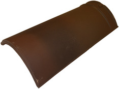 Faîtière à pureau variable double emboîtement, bordeaux, Ep. 73 mm - Brico Dépôt