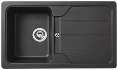 Évier composite de quartz noir "Arber" - 1 cuve - Cooke and Lewis - Brico Dépôt