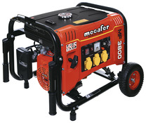 Groupe électrogène de chantier 3500W - MF3800 - Mecafer - Brico Dépôt