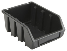 Bac organiseur noir petit 1 L - 7,5 x 11,6 x 16 cm - Brico Dépôt