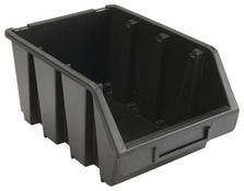 Bac organiseur noir moyen 4 L - L. 24 cm x P. 17 cm - Brico Dépôt