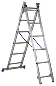 Échelle transformable 3,3m - 2 x 6 marches - Mac Allister - Brico Dépôt