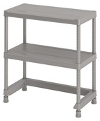 Étagère garage basse en résine "Major" 2 tablettes - H.97 x L.90 x P.45 cm - Form - Brico Dépôt