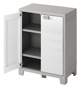 Armoire basse en résine "Major" - H. 100 x L. 80 x P. 44 cm - Form - Brico Dépôt