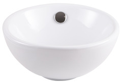 VASQUE À POSER "BLANCA" H. 15 CM Ø 31,5 CM - GoodHome - Brico Dépôt