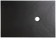Receveur de douche en résine minérale extraplat PIRO 160 x 80 cm - Cooke and Lewis - Brico Dépôt