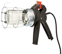 Baladeuse métal E27 + pince Câble H05RNF : 5 m - Diall - Brico Dépôt