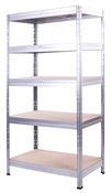 Étagère garage bois / métal "Exa" 5 tablettes - H.180 x L.75 x P.35 cm - Form - Brico Dépôt