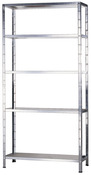 Étagère garage en métal "Axial" 5 tablettes - H.180 x L.90 x P.40 cm - Form - Brico Dépôt