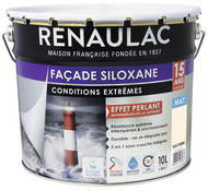 Peinture de façade siloxane ton pierre mat monocouche 10 L - Renaulac - Brico Dépôt