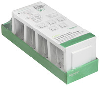 Lot 5 interrupteurs va-et-vient "Asfora" blanc - Schneider Electric - Brico Dépôt