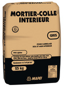 Mortier colle gris pour carrelage - 25 kg - Mapei - Brico Dépôt
